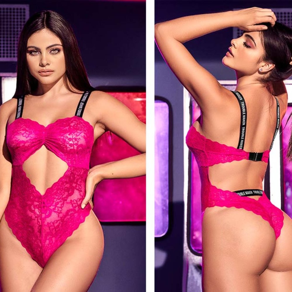 Mapale 8693 Bodysuit Color Hot Pink